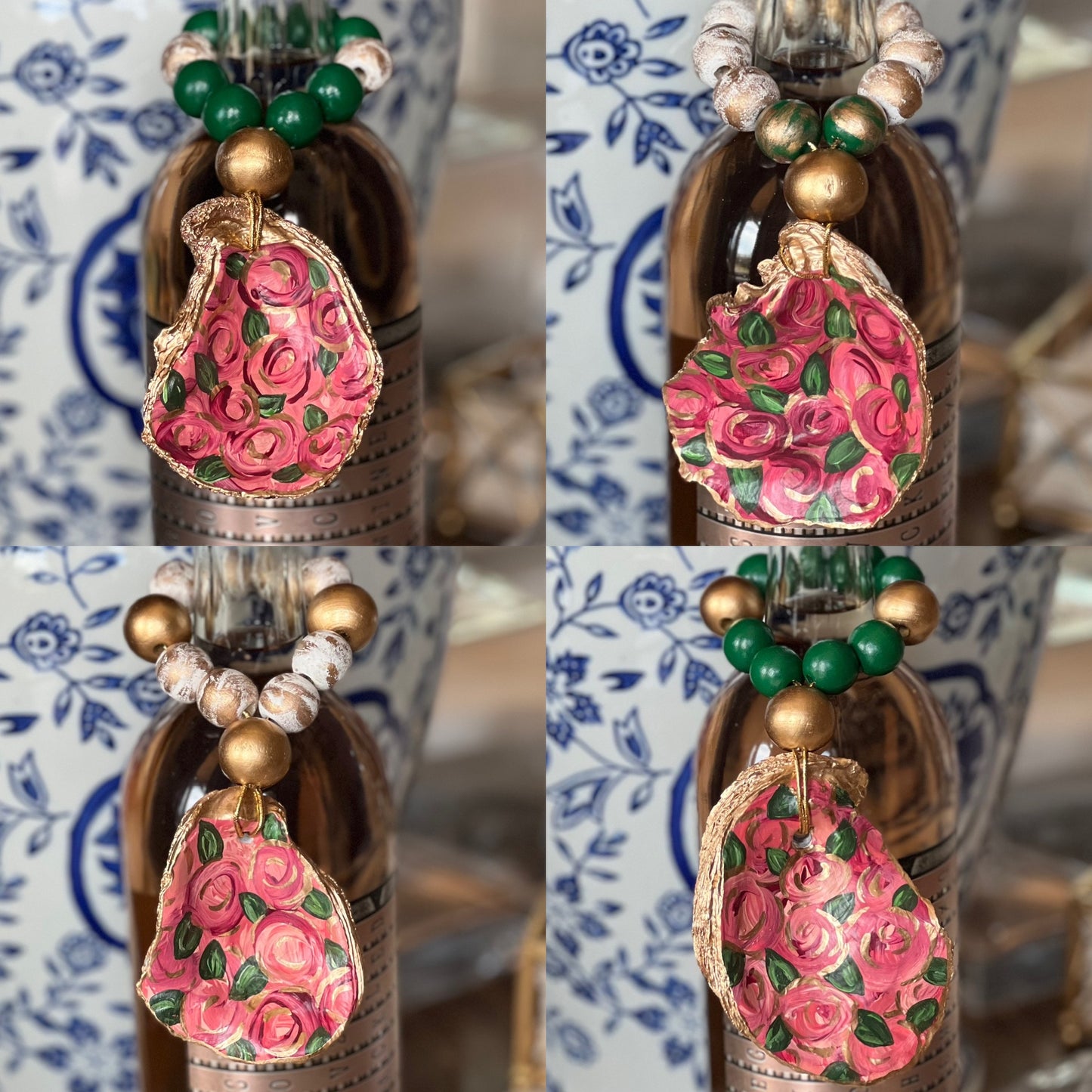 Hand painted bottle charm